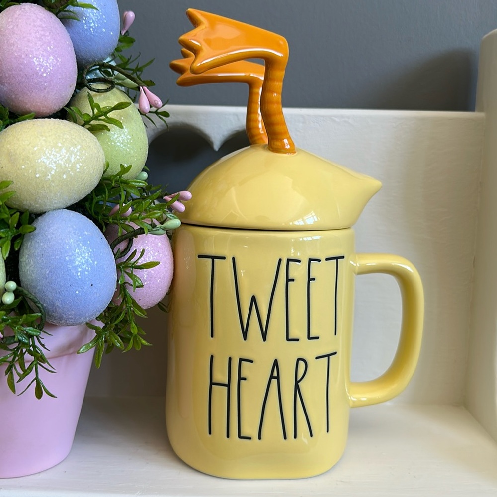 TWEET HEART Topper Mug by Rae Dunn